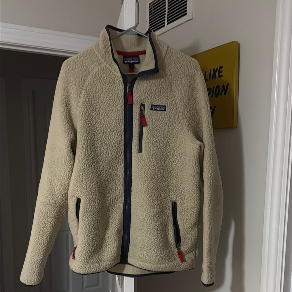 Patagonia Cream Fleece Jacket